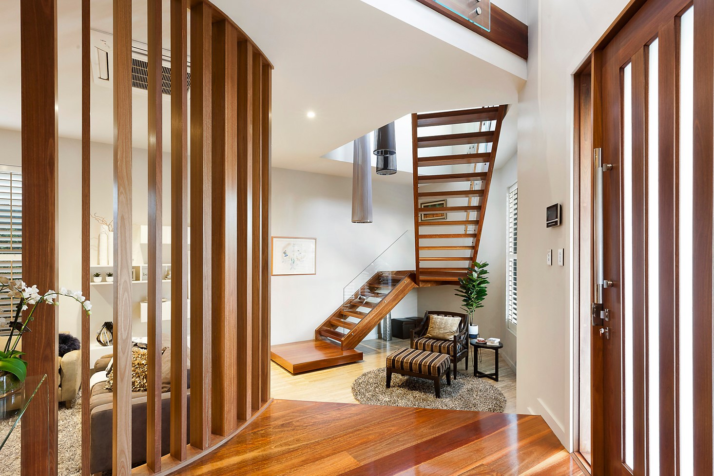 The staircase, often considered a mere functional element in a home,