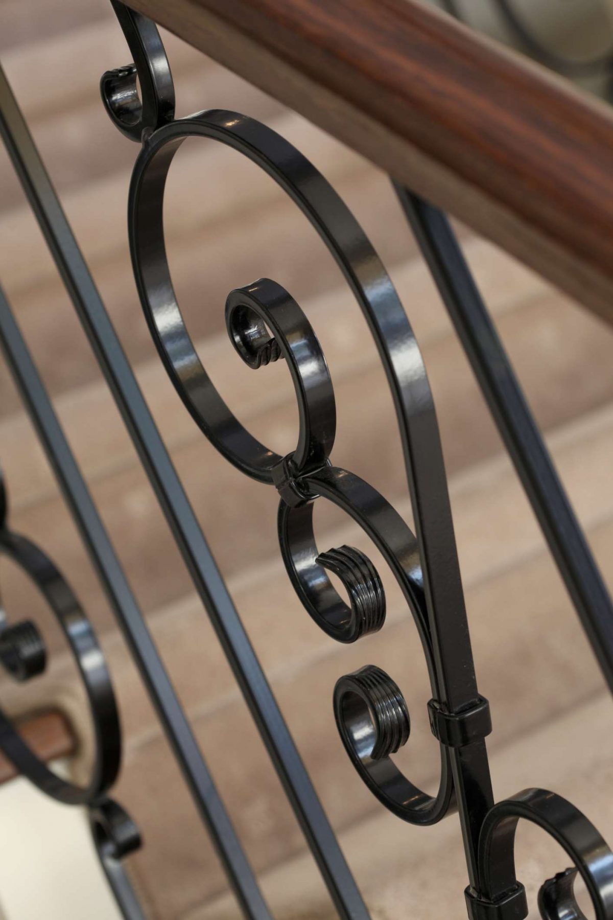 Wrought Iron Stair Railing Handrails Melbourne